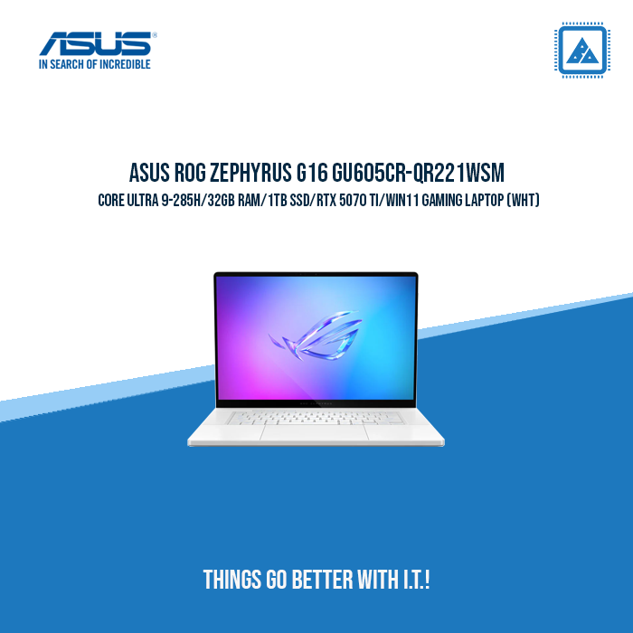ASUS GU605CR-QR221WSM ULTRA 9-285H | Gaming & Creator Laptop ASUS GU605CR-QR221WSM ULTRA 9-285H | Gaming & Creator Laptop